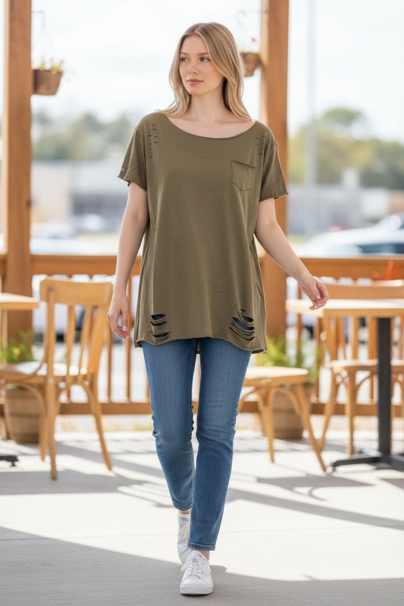 A Rare Bird Distressed Tee