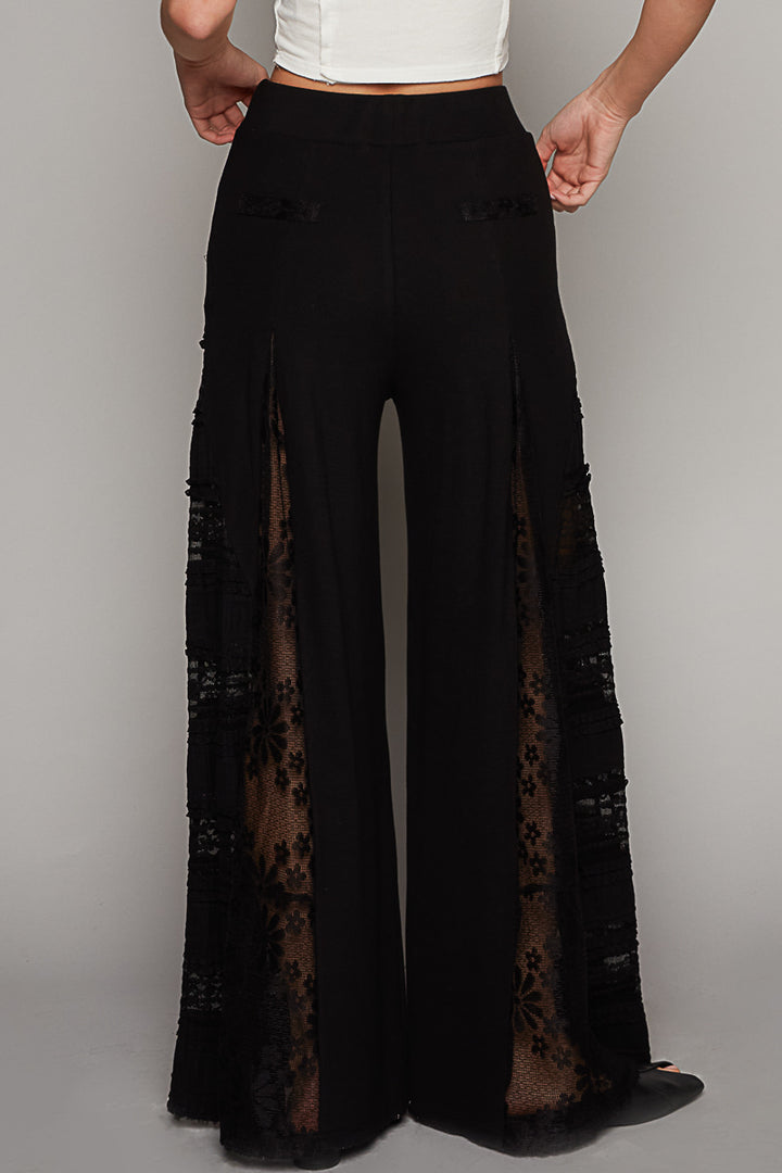 Lace detailed Pull On Pant