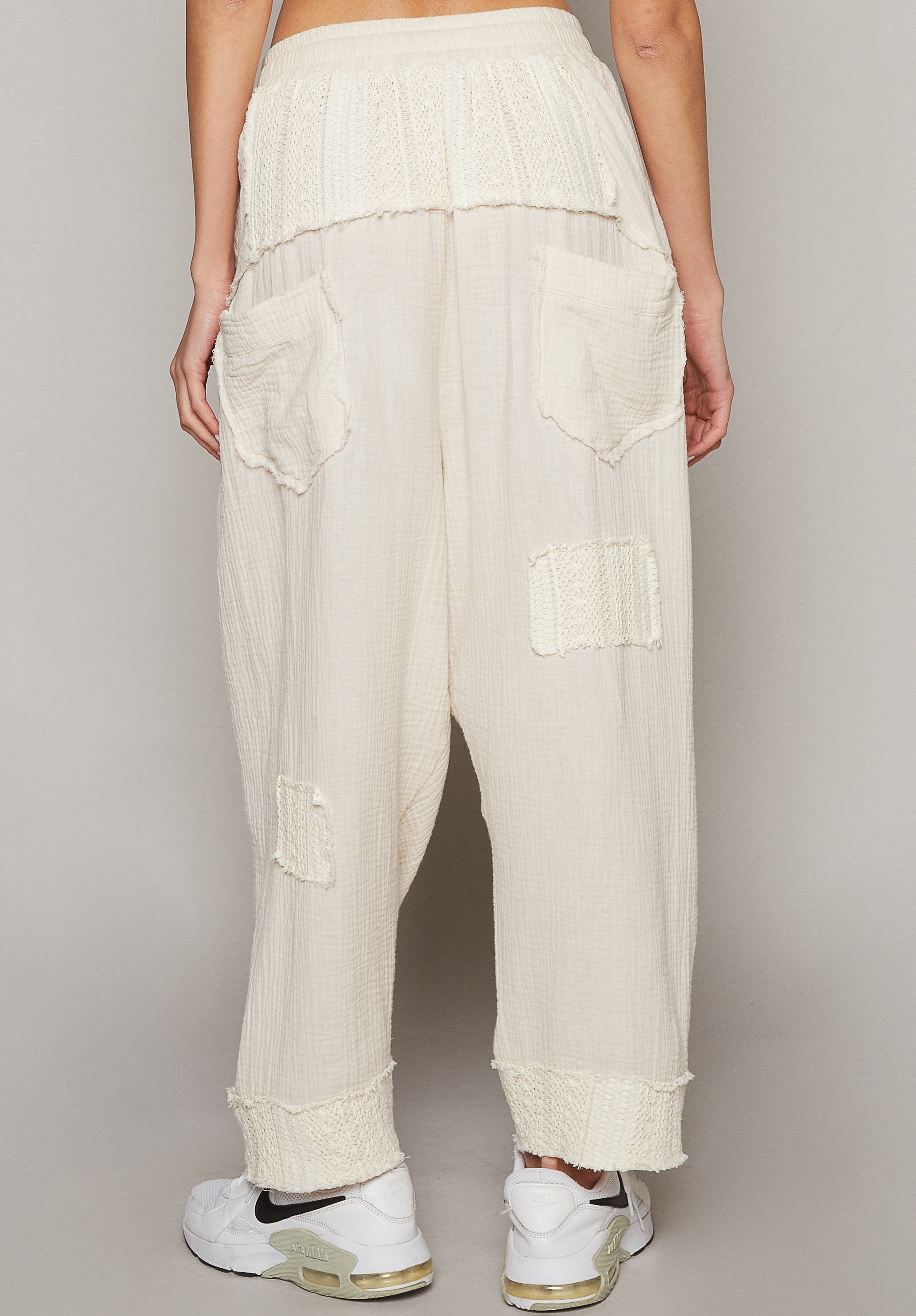 Gauze and Lace Pant