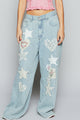 POL Striped denim pant