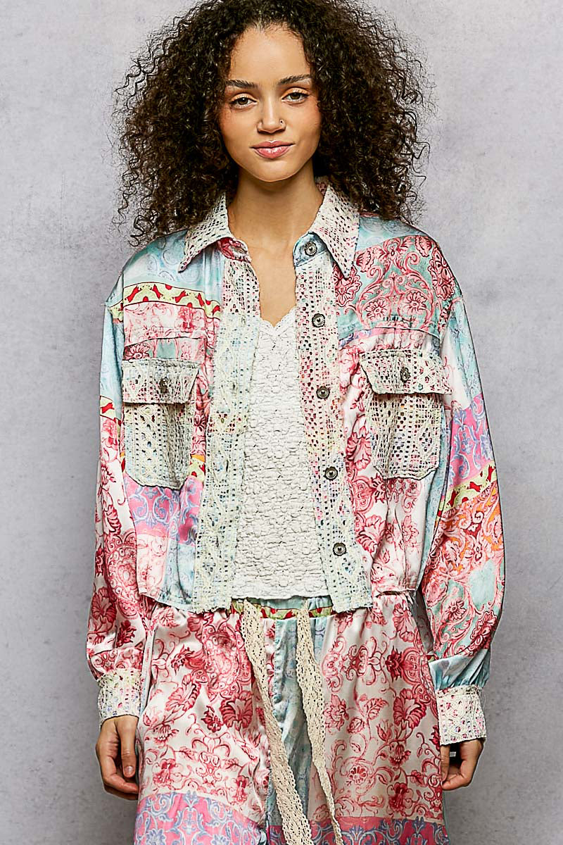 POL Printed Woven Jacket