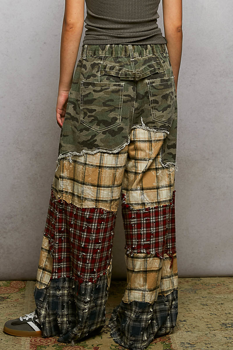 POL Camo Mutli Patch Pants