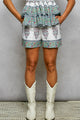 POL Woven Floral Shorts