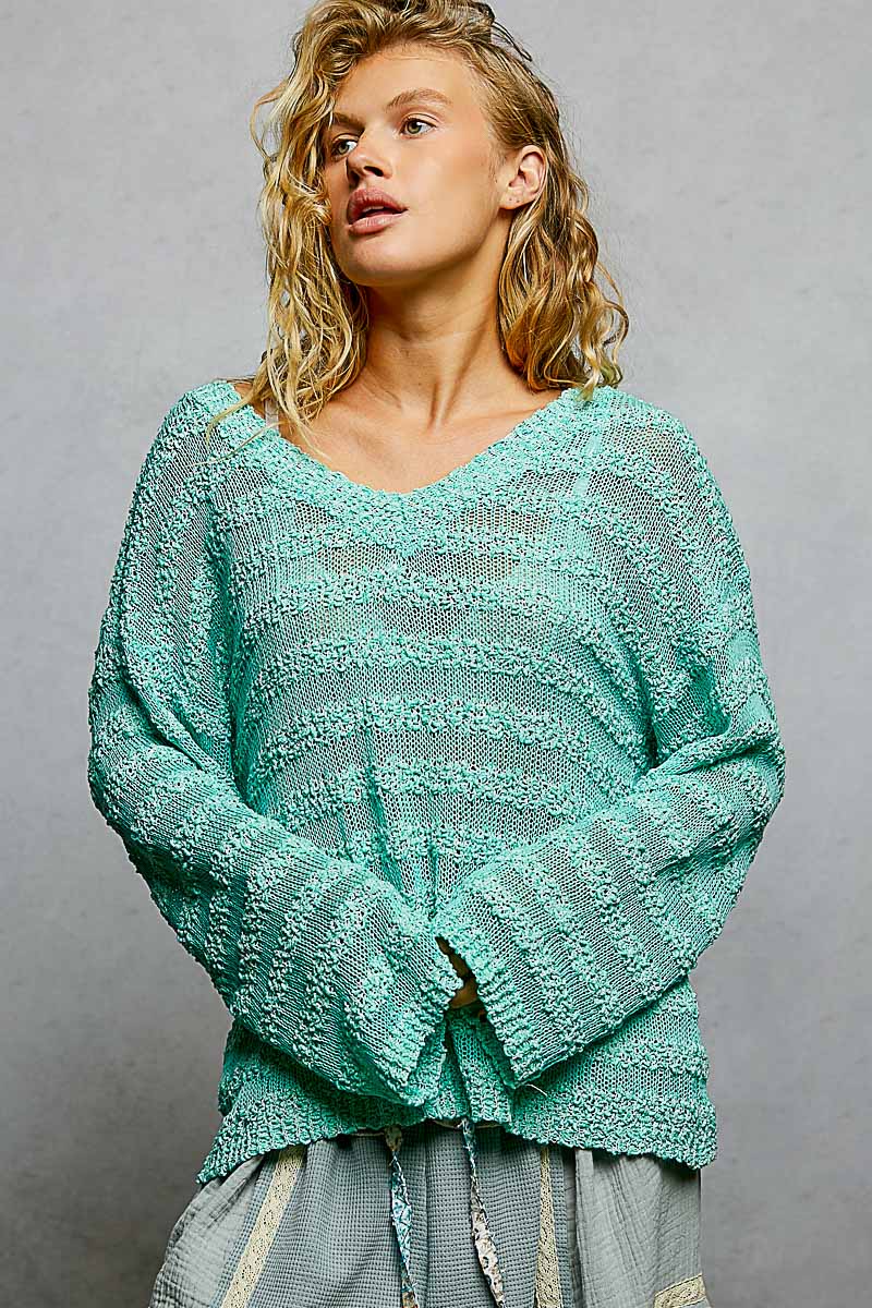 POL Vneck Sweater