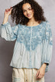 POL Chambray Top