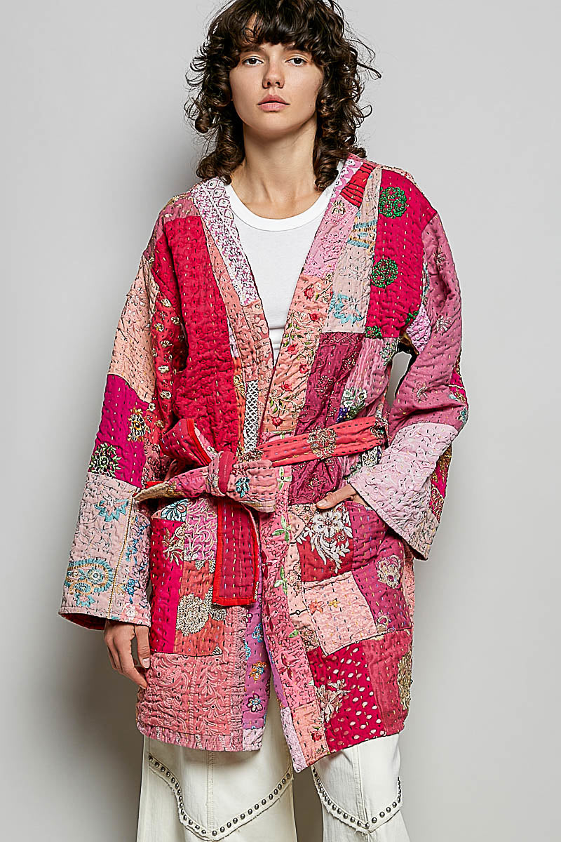 POL Woven Kimono Top