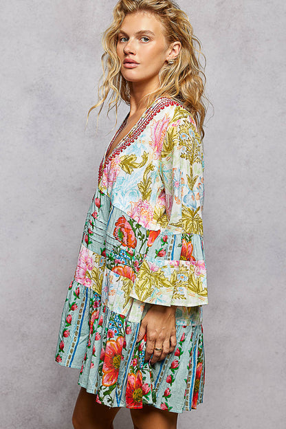 POL Jade Multi Dress - side view