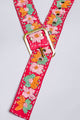 POL Embroidered fabric belt