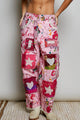 POL Straight Ankle Pants with Lace Trim