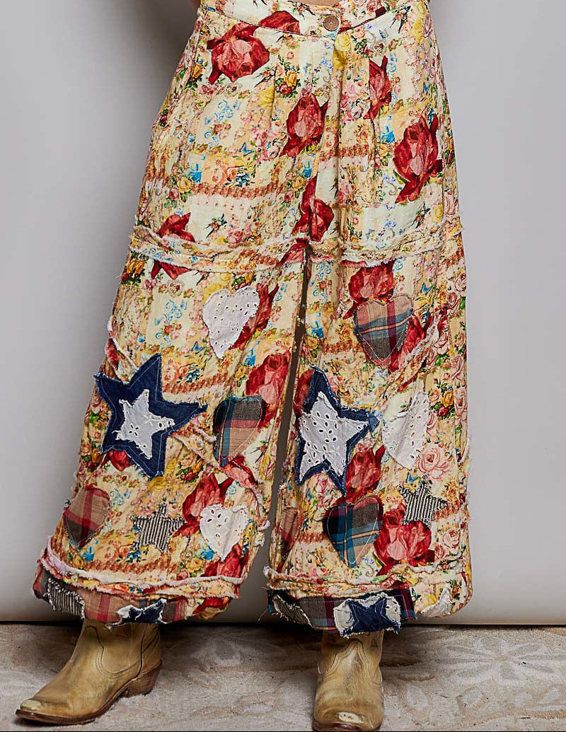 Pre Order POL SMQB112 Coral Multi Pant