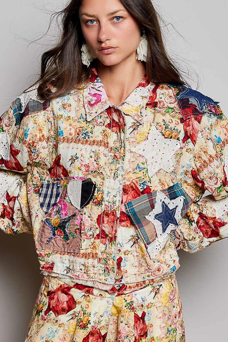 POL Patchwork Ease Jacket