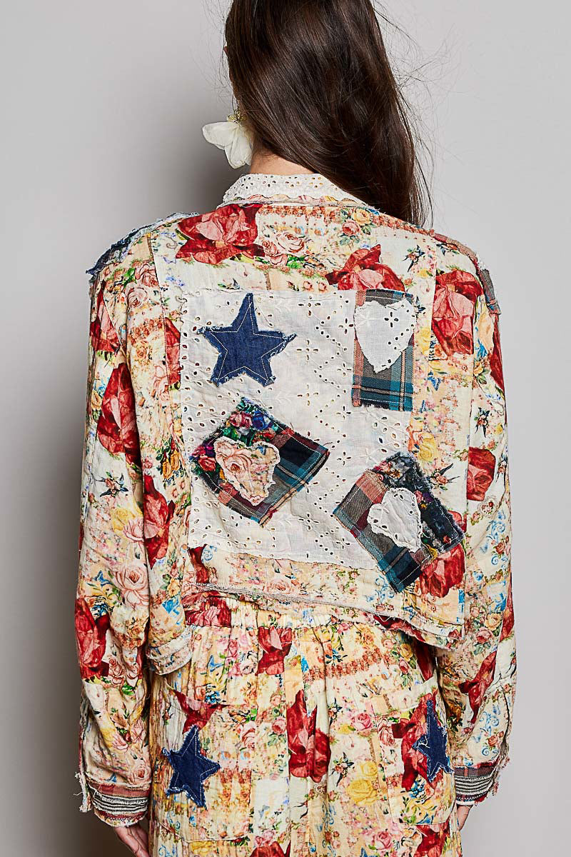 POL Patchwork Ease Jacket