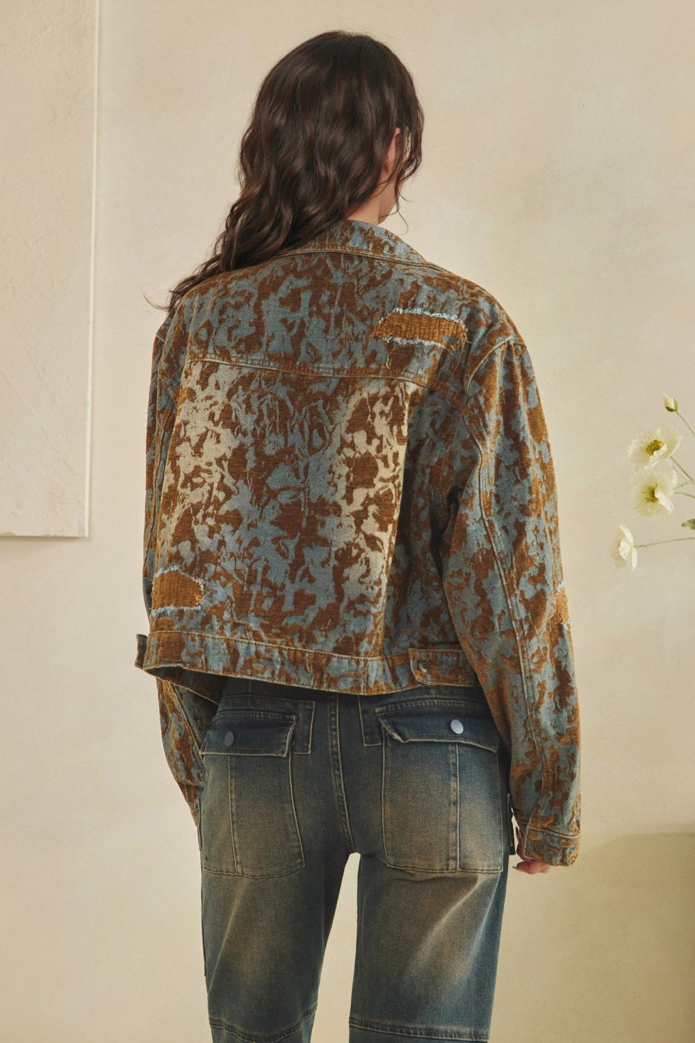 Oli and Hali Burn Out Jacket