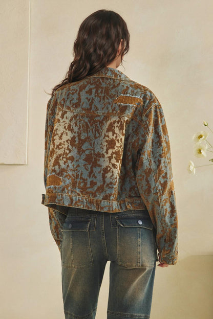 Oli and Hali Burn Out Jacket
