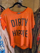 Pre-Order Dirty Hippie Tee-Vintage Tangerine