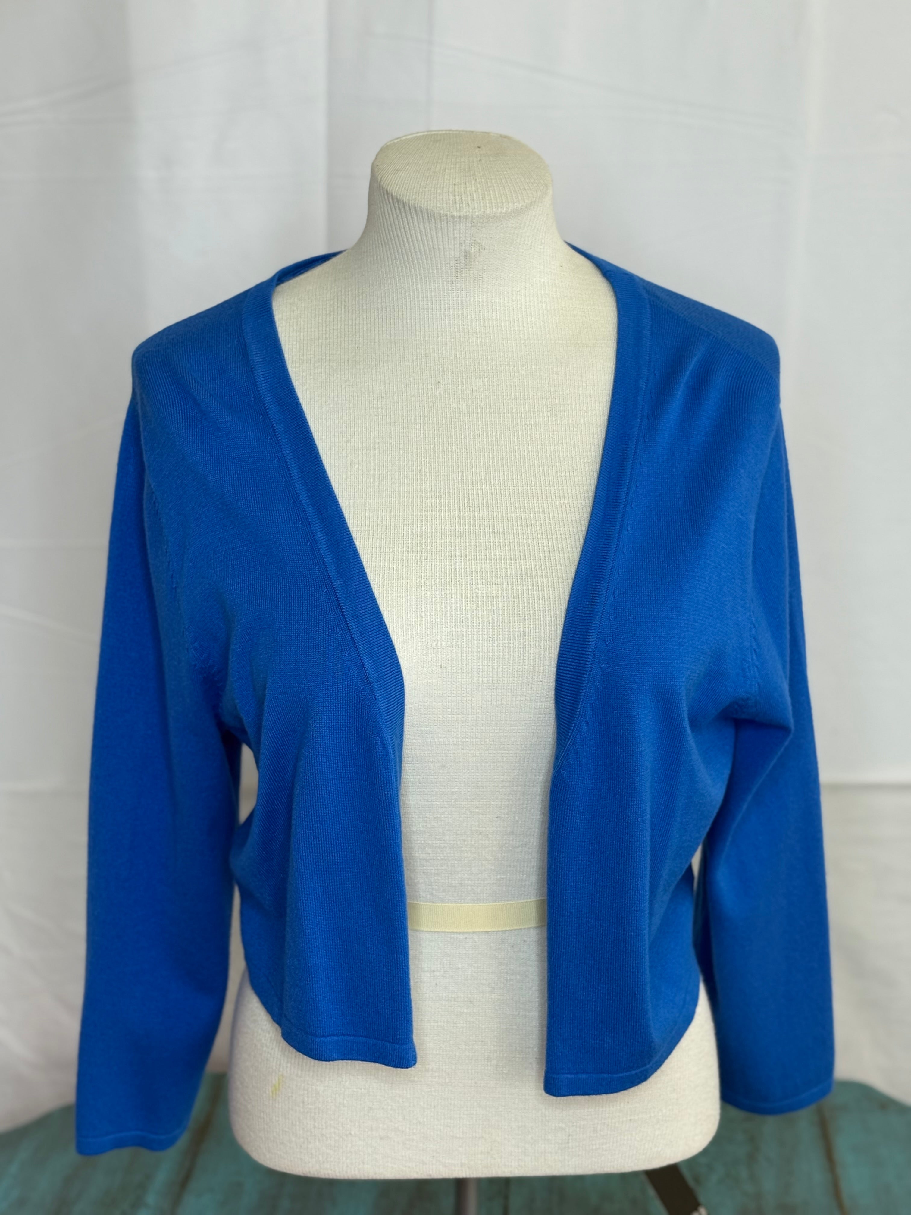 Chetta B blue short cardigan