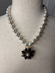 Alice Pearl Necklace with Flower