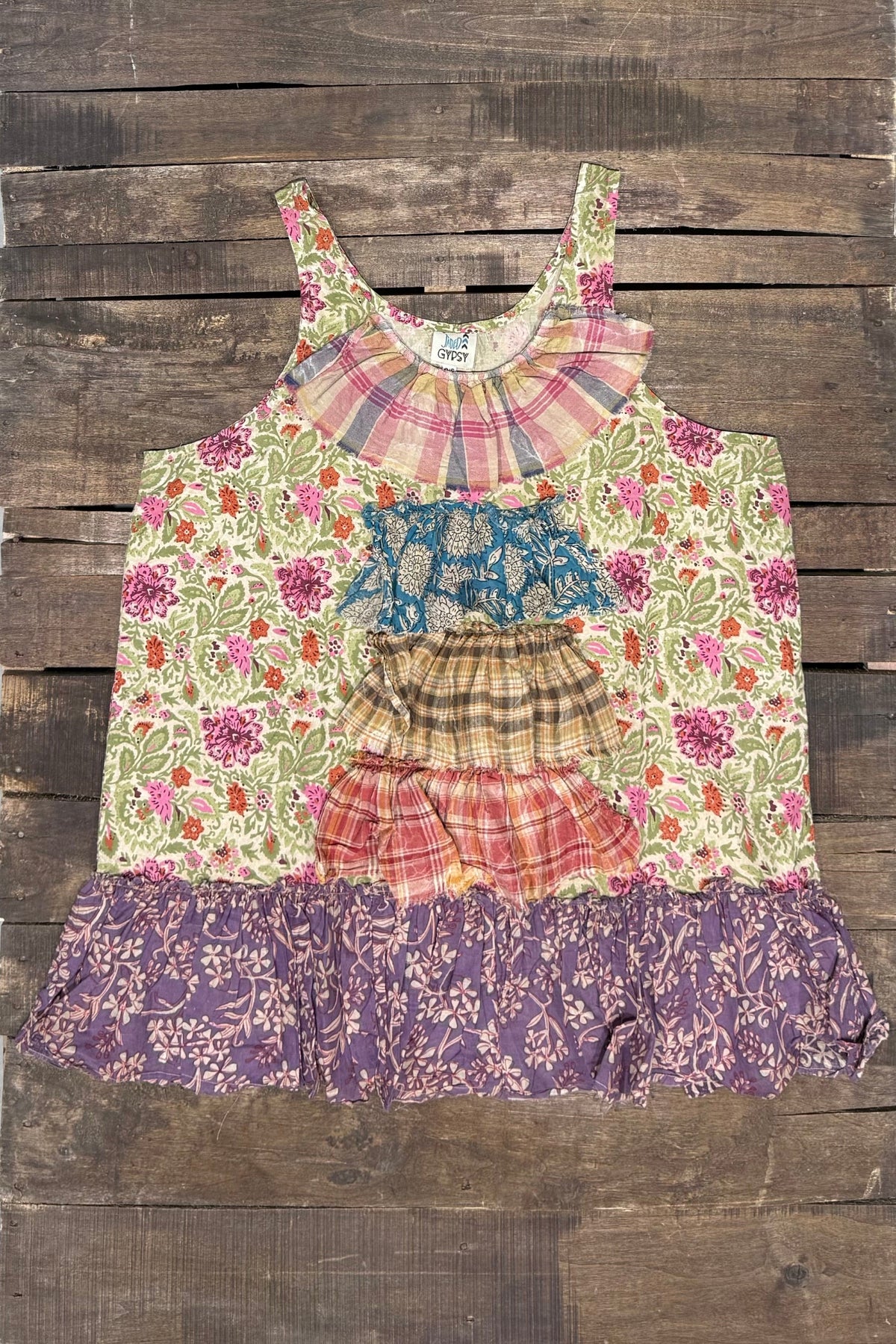 Jaded Gypsy Field of Dreams Tank - Rose