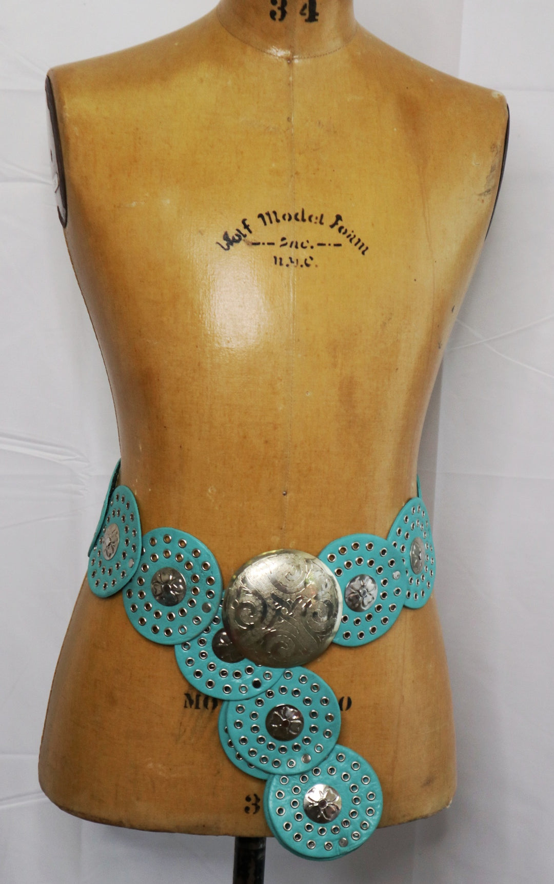 Turquoise Concha Belt