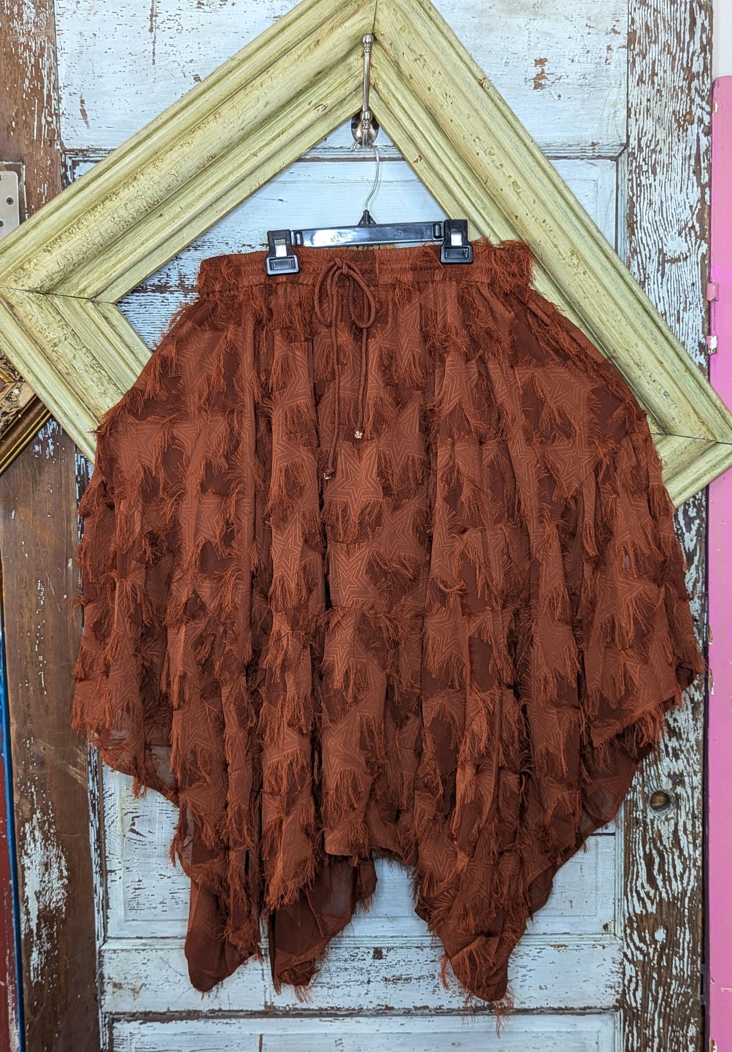 A Rare Bird Brown Fring Star Pant