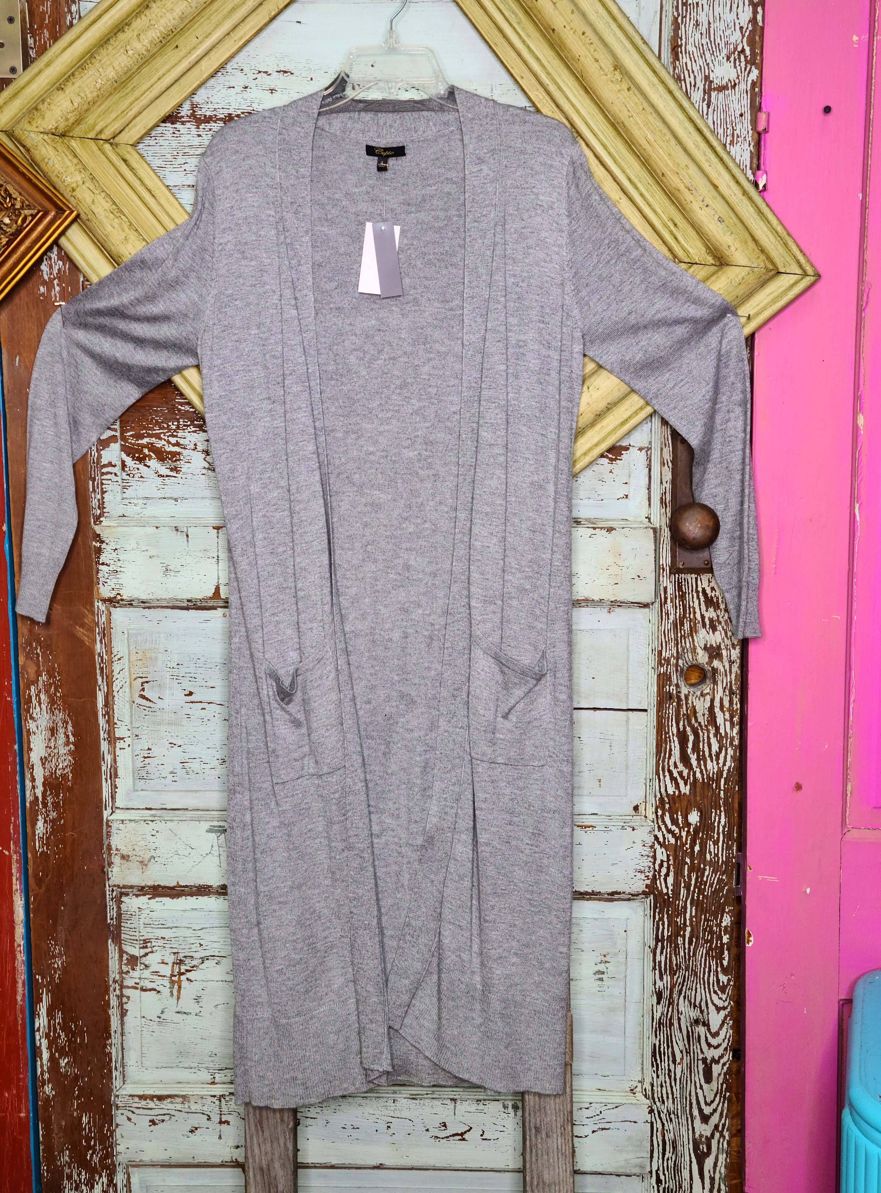 Hather Grey Sweater cardigan