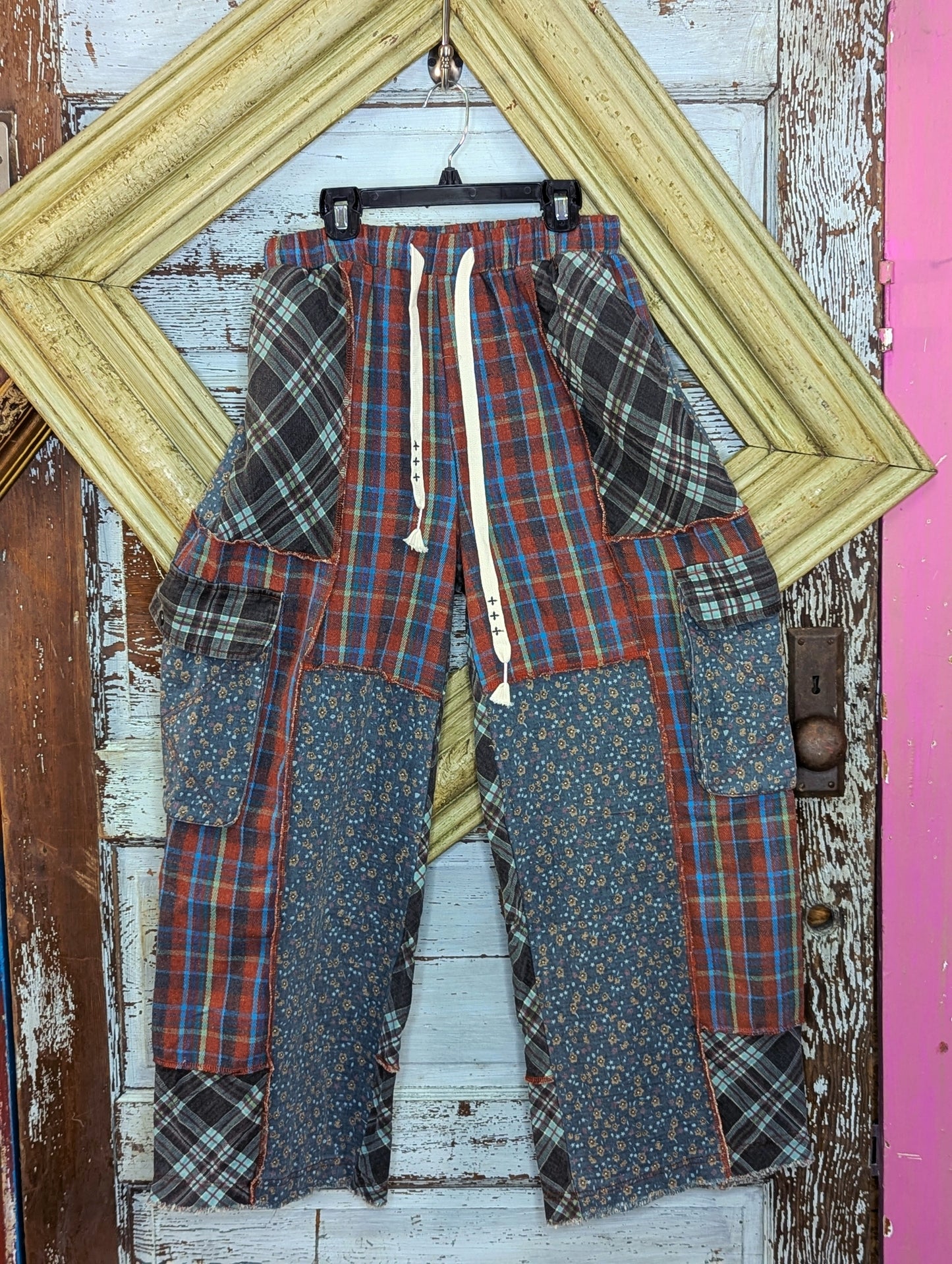 POL Pull on Plaid Pant