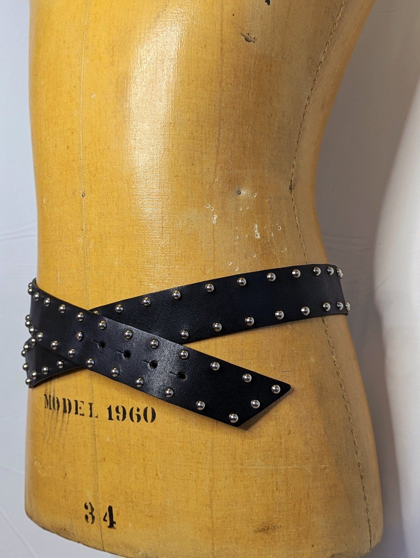 Studded Black Belt