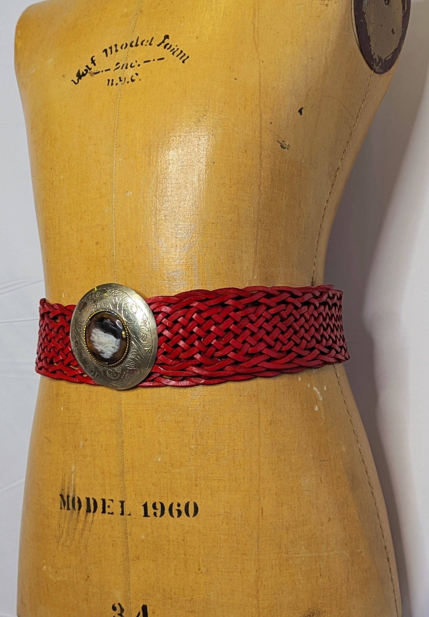 Woven Leather Belt