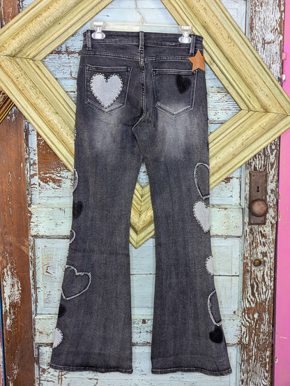 Oli and Hali Heart Denim Jeans