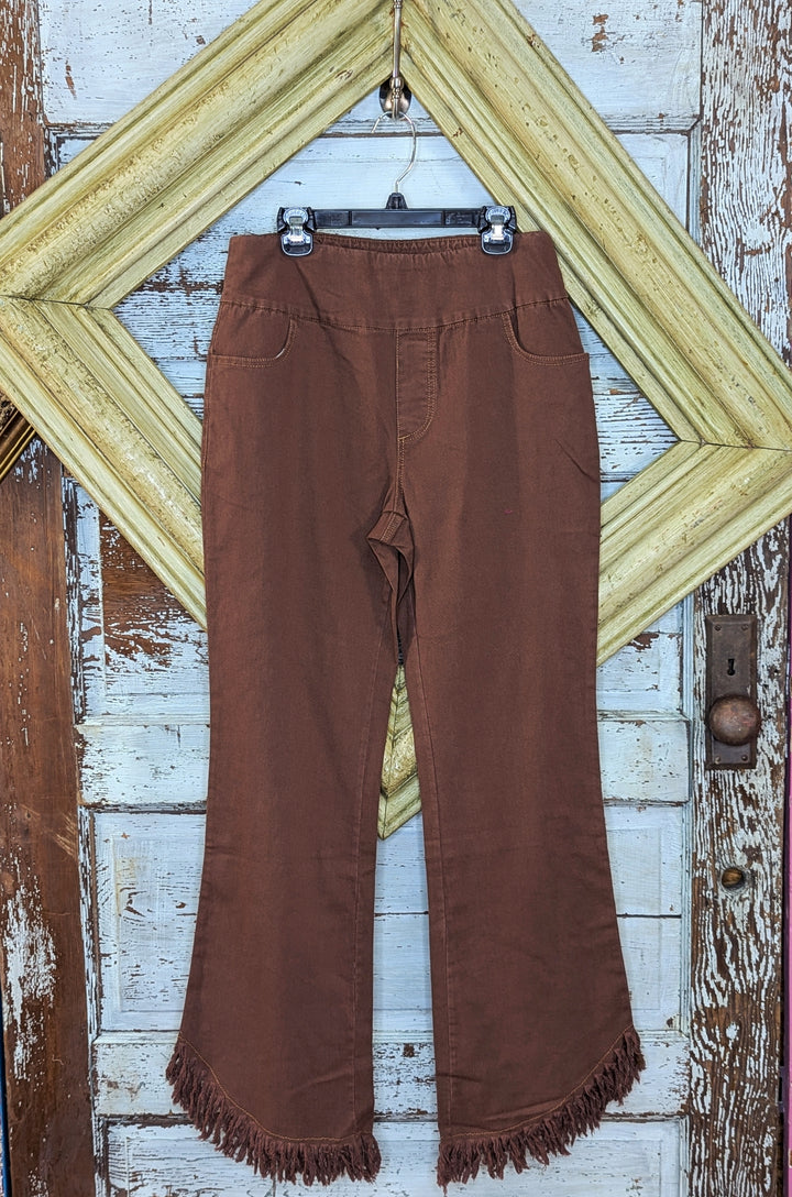 Pull on Pant's with fringe