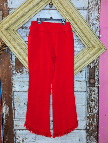 Pull on Pant's with fringe