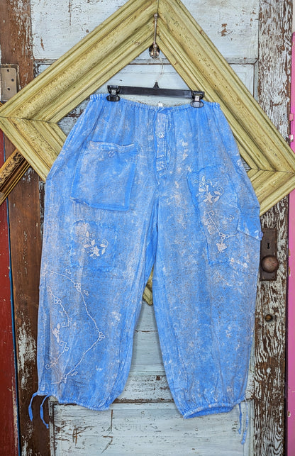 A Rare Bird Blue Cross Jeany Pant