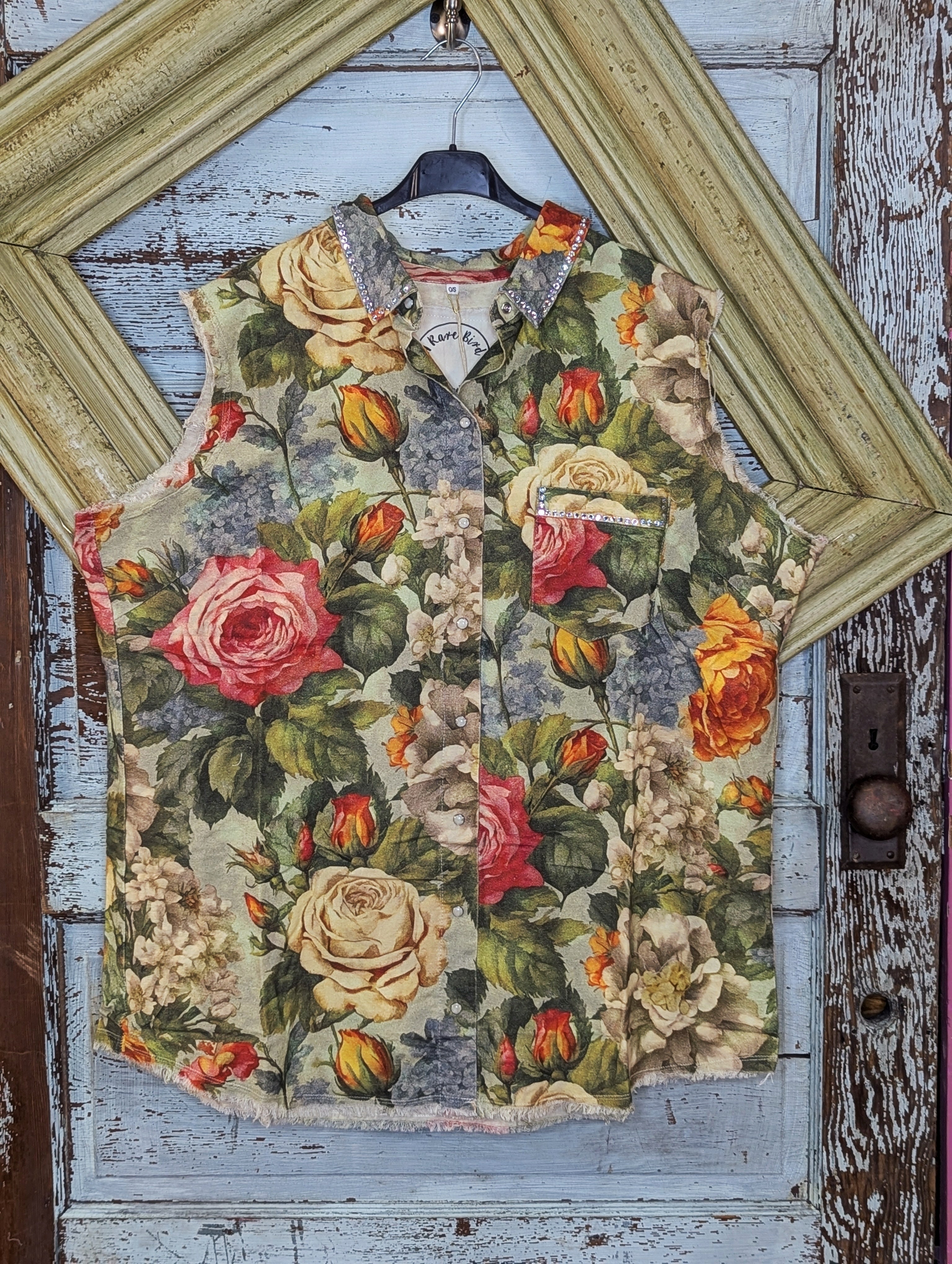 A Rare Bird Floral Vest