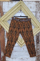 Printed  belted pants