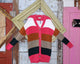 Andree color block striped  cardigan