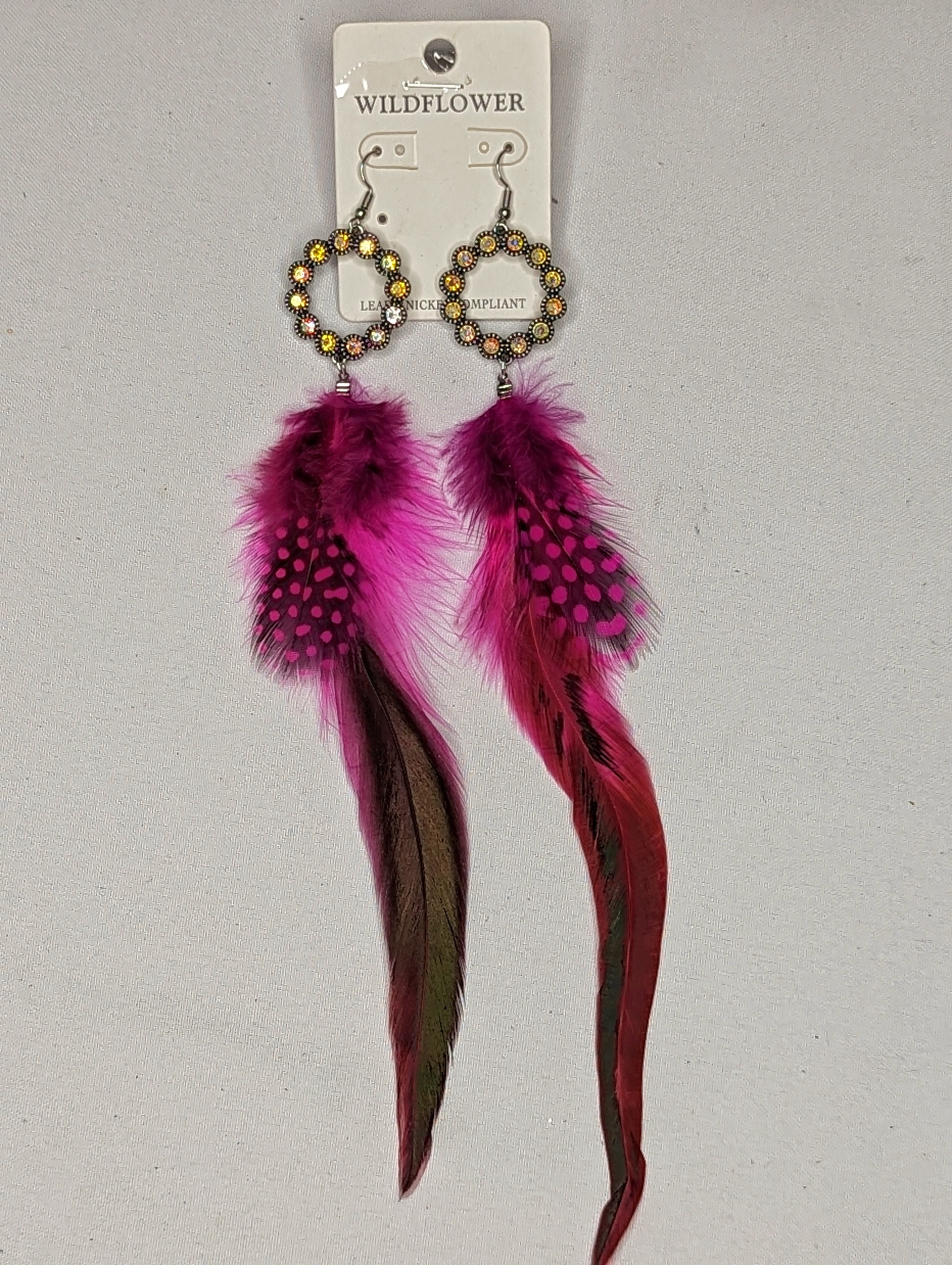 Pink Feather Ears