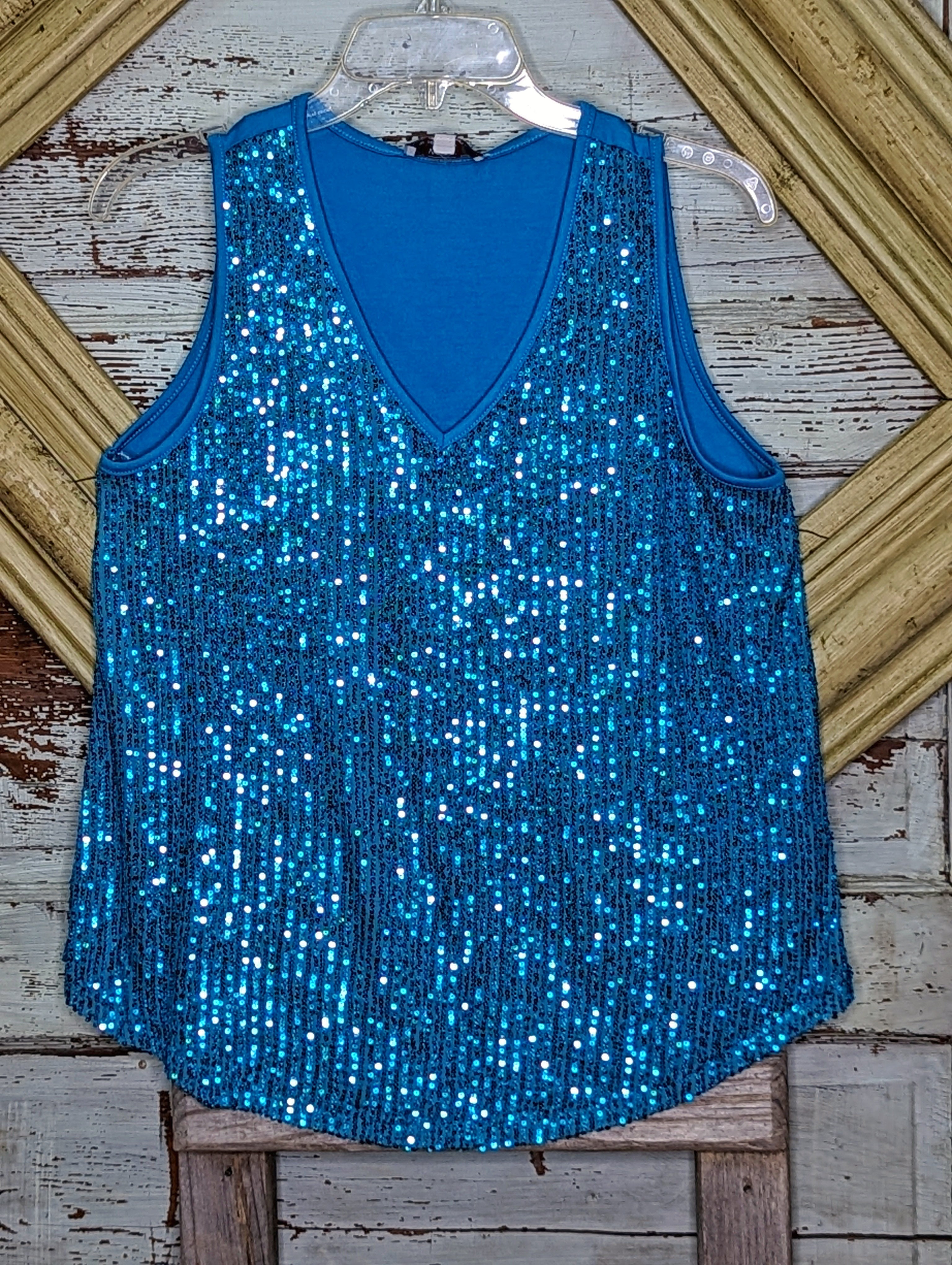 Sequin Tank Top