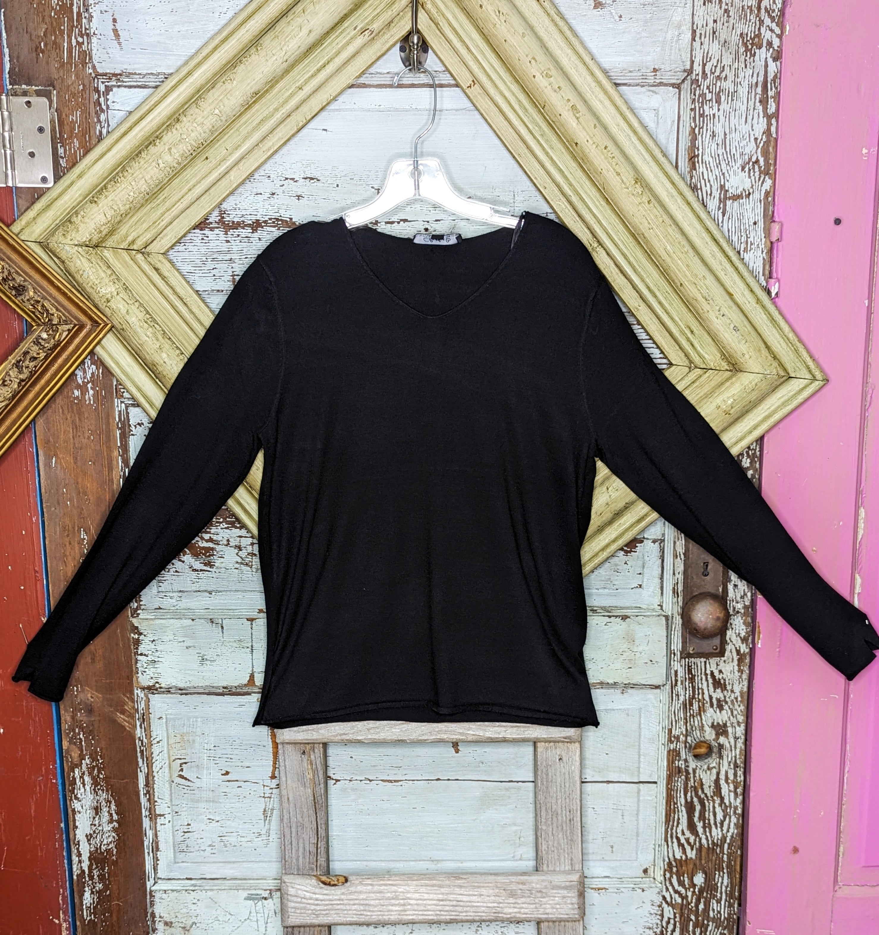 Charlie B Basic V Neck Sweater