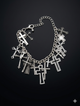 Alice Multi Cross Charm bracelet