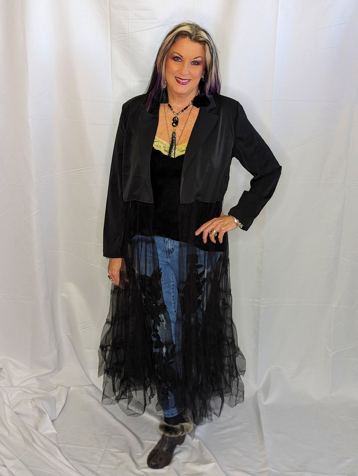 Blazer Lace Duster