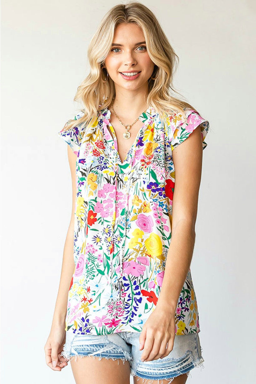 Floral Printed Woven Blouse