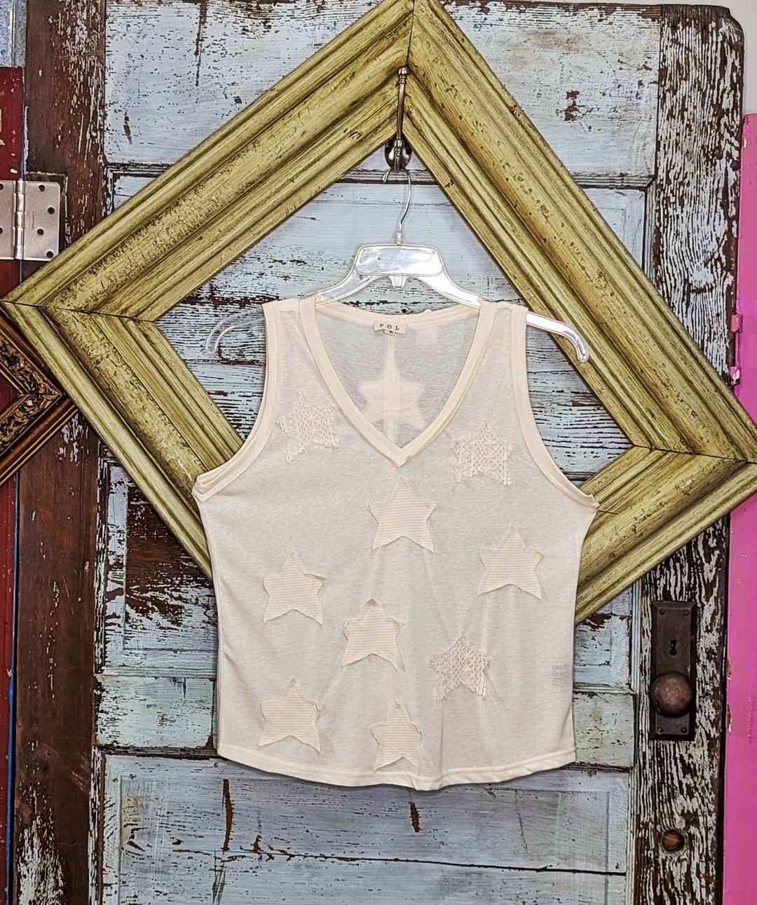 Lace Star Tank Top