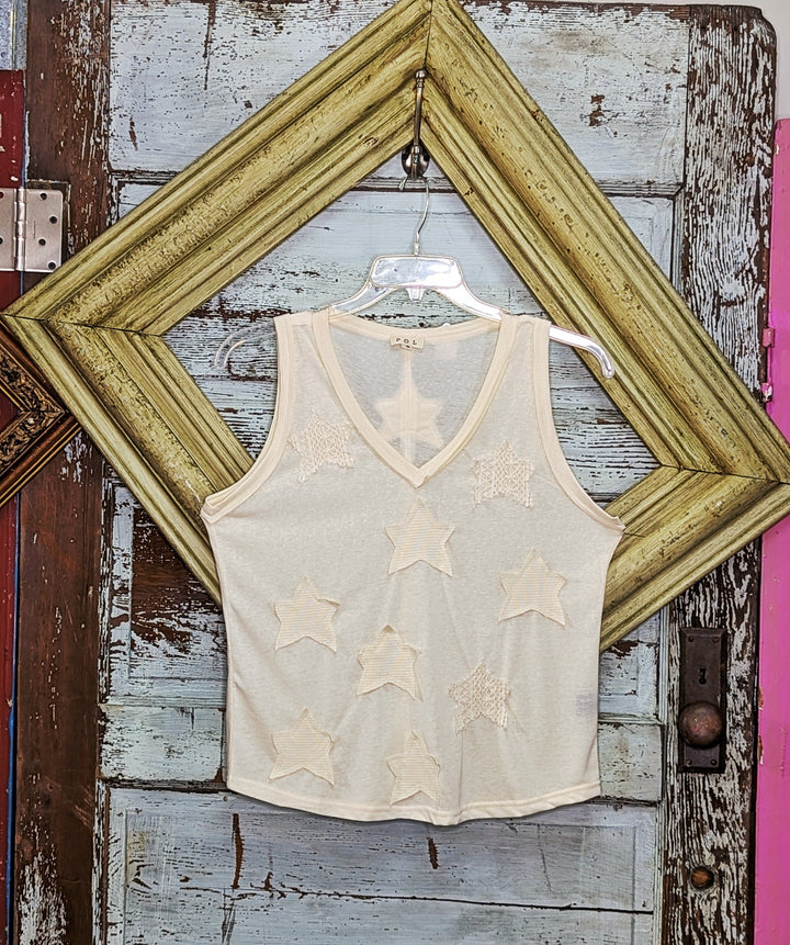 Lace Star Tank Top