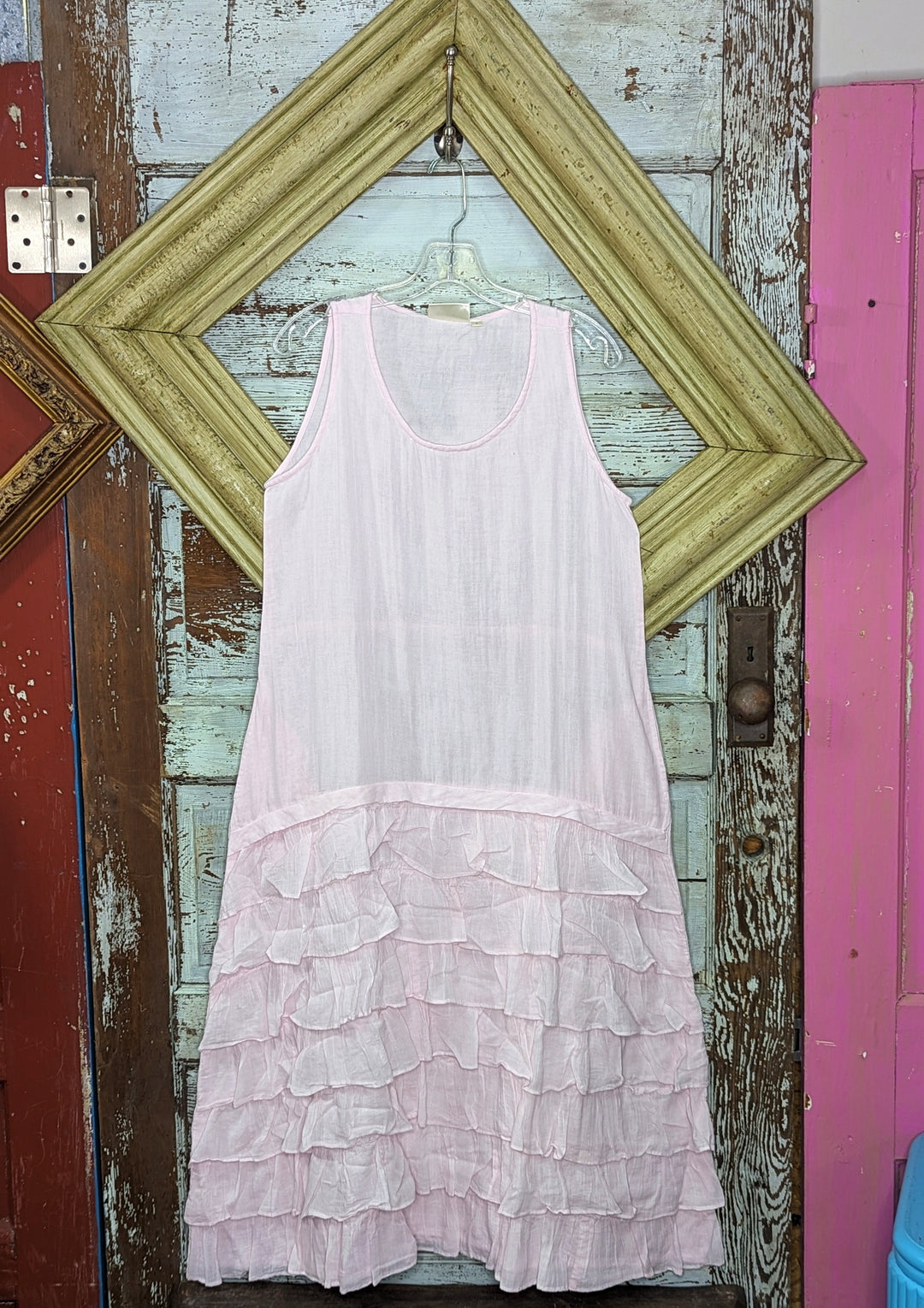 Paper Lace Midnight Ruffle Layered Maxi Dress