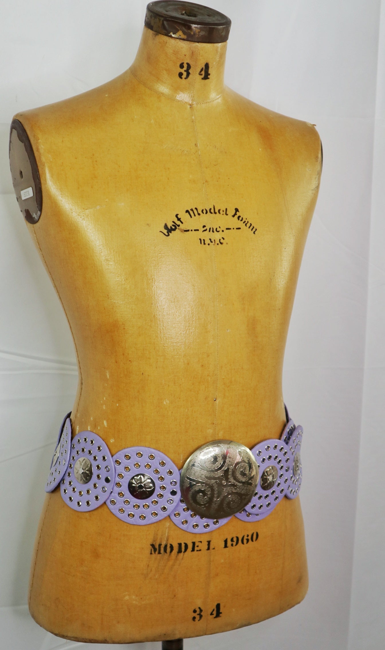 Lavender Concho Belt