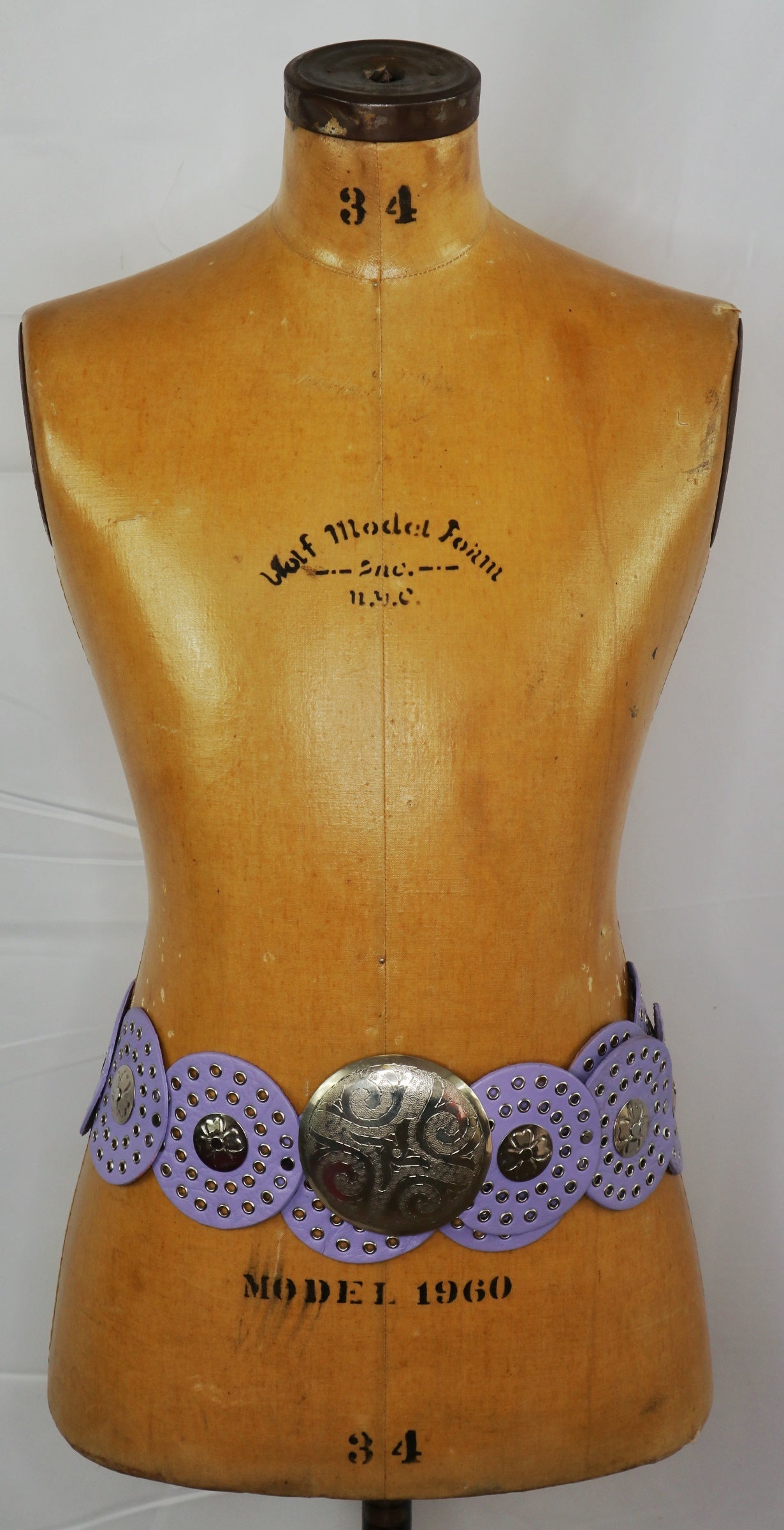 Lavender Concho Belt