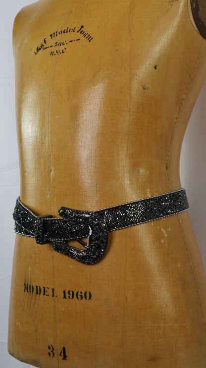 Silver Sparkle Belt