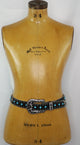 Western Turq Studded belt