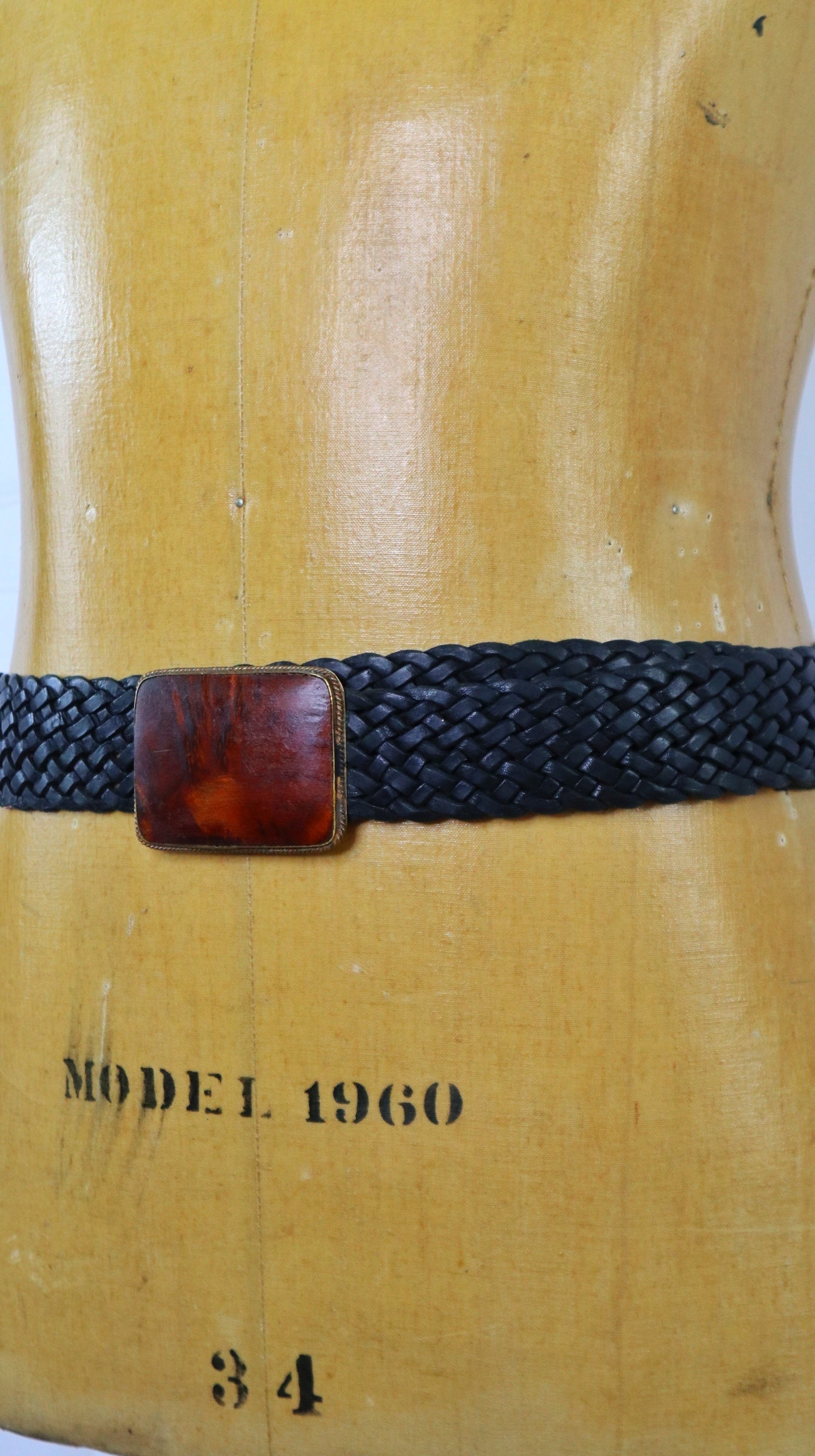 Wood Leather Belt