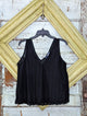 Tempo Paris Black Lace Tank